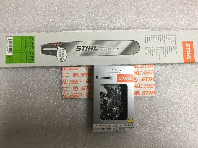 3pcs 63PS 55 STIHL NEW CHAINSAW CHAIN SAW 16 In. 3/8p .50 55 16 - Foto 3