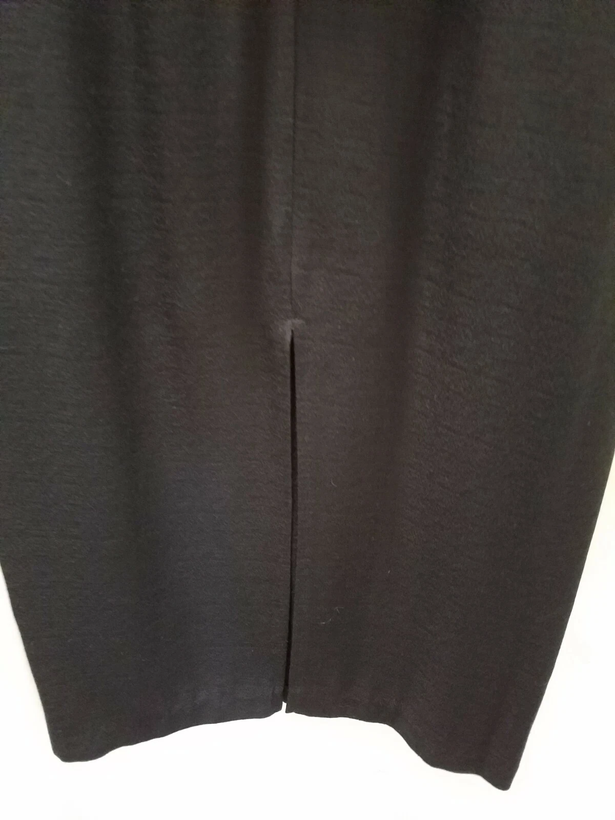 VETEMENTS ABITO LUNGO SHERI MARTIN NEW YORK NERO CON RICAMI COLORATI TAGLIA 12 #2610