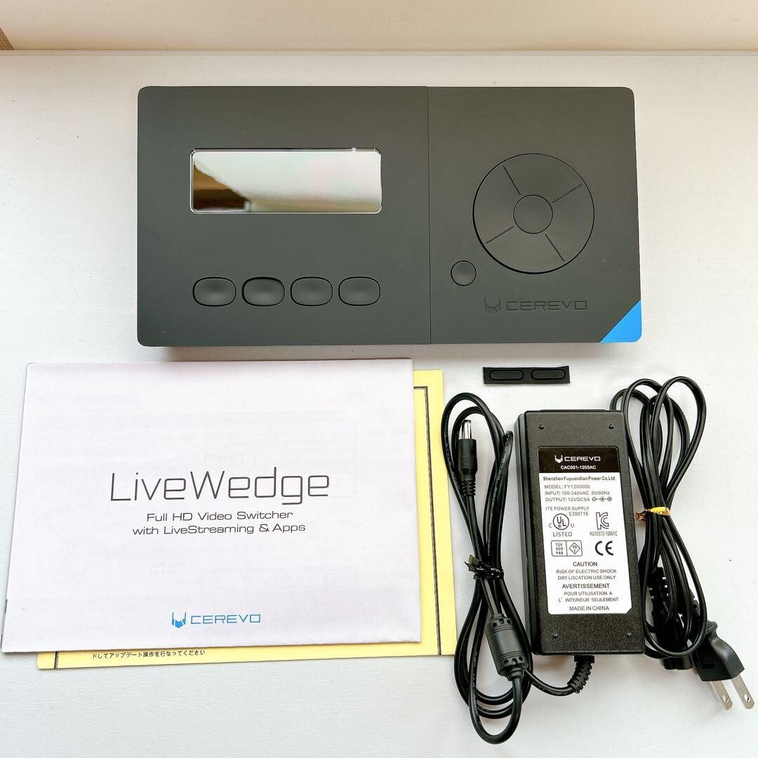 Cerevo ビデオスイッチャー LiveWedge CDP-LW01A Cerevo HD Video Switcher LiveWedge CDP-LW01A Video editing