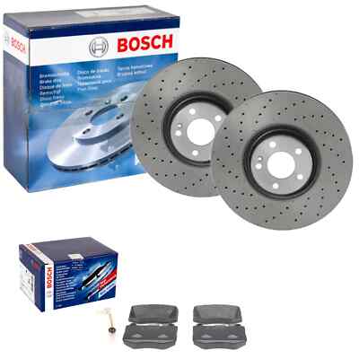 BOSCH BREMSSCHEIBEN 342mm + BELÄGE VORNE passend für MERCEDES S-KLASSE W222
