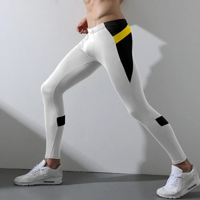Men's Compression Base Layer Thermal Leggings Tight Gym Pants Fitness Quick Dry