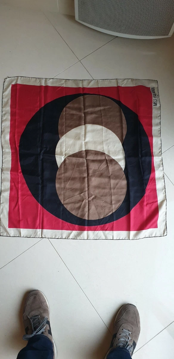 Écharpe Soie Pierre Balmain Vintage – Rouge, Dimensions 25x125 Cm, Occasion, Luxe Français