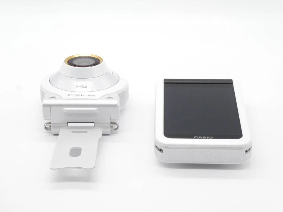 [Near Mint] CASIO EX-FR100L Separate type Digital Camera 10.2MP - White Japan - Image 2 of 4