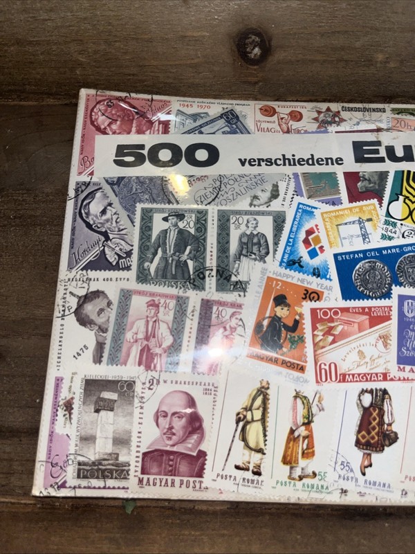 500 Europe Stamps