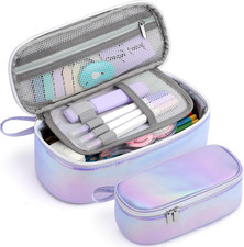 Large Capacity Pencil Case Portable Pencil Pouch Bag School Supplies for College