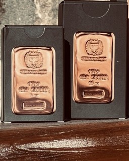 Barras finas de cobre Germania 999 9 de 5 oz y 10 oz/ya no se acuñan/AGOTADAS EN TODAS PARTES