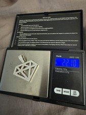 Icebox 14K White Gold 2.79 Ct Pave Silhouette Diamond Pendant