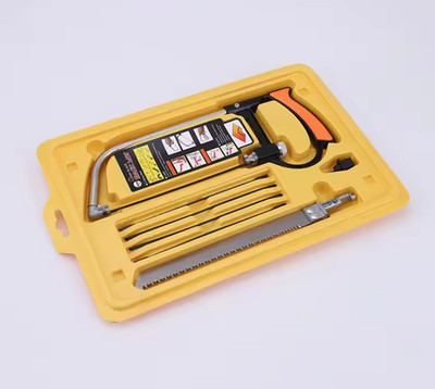 1set 8in1 Multi Purpose Hand Saw Kit with 6 Blades DIY Steel Tool - NEW