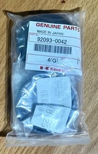 Set of (2) Kawasaki Front Fork Dust Seals NOS #92093-0042 Genuine