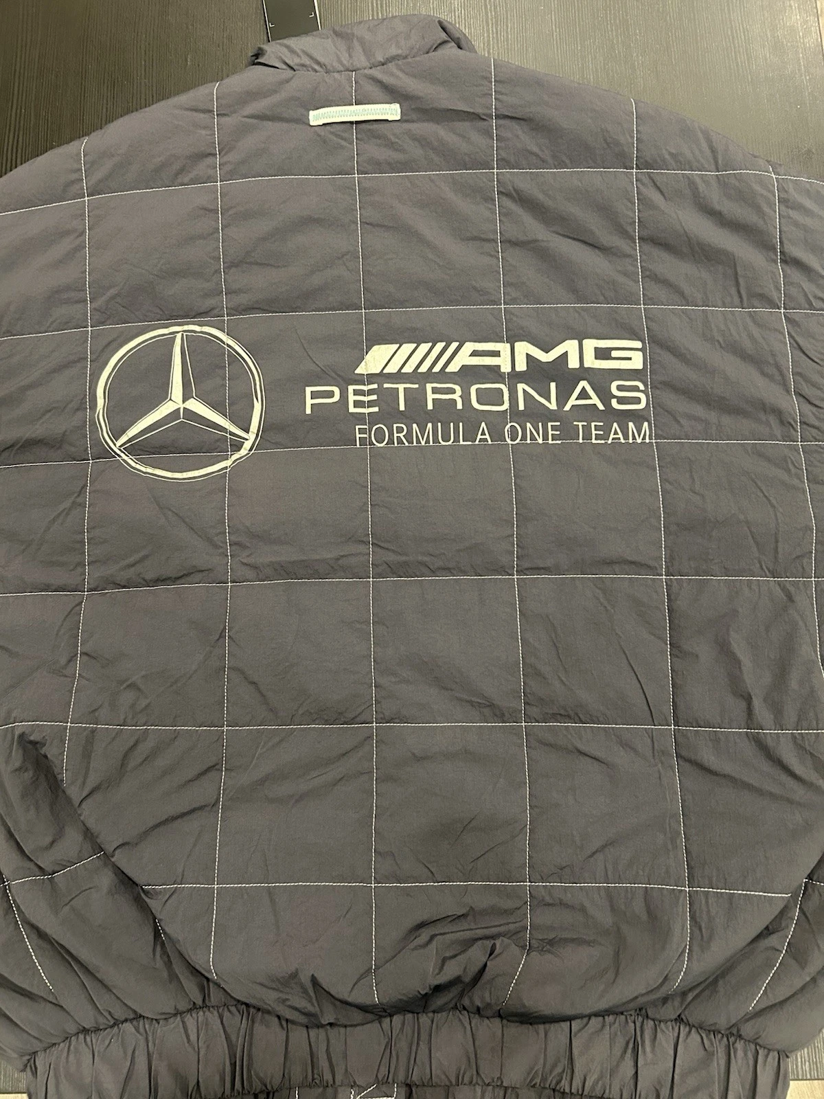 adidas Mercedes AMG Petronas Para Bad Bunny Quilted Bomber Full Zip XL image 2