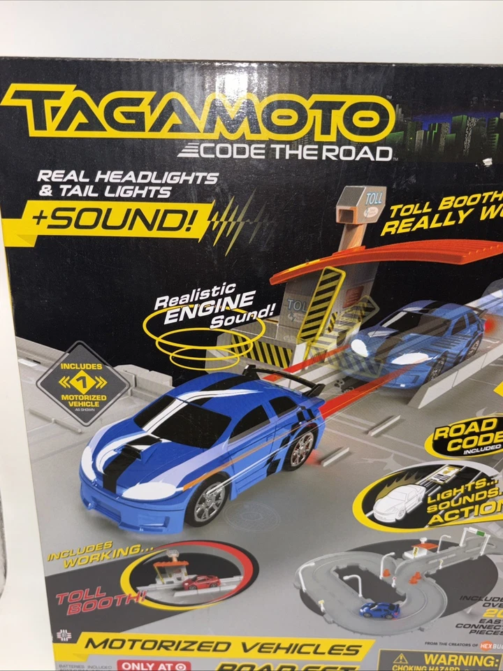 Tagamoto Code the Road Toll Booth Road Set With 1 Motorized Vehicle Easy Connect - Image 2 of 4