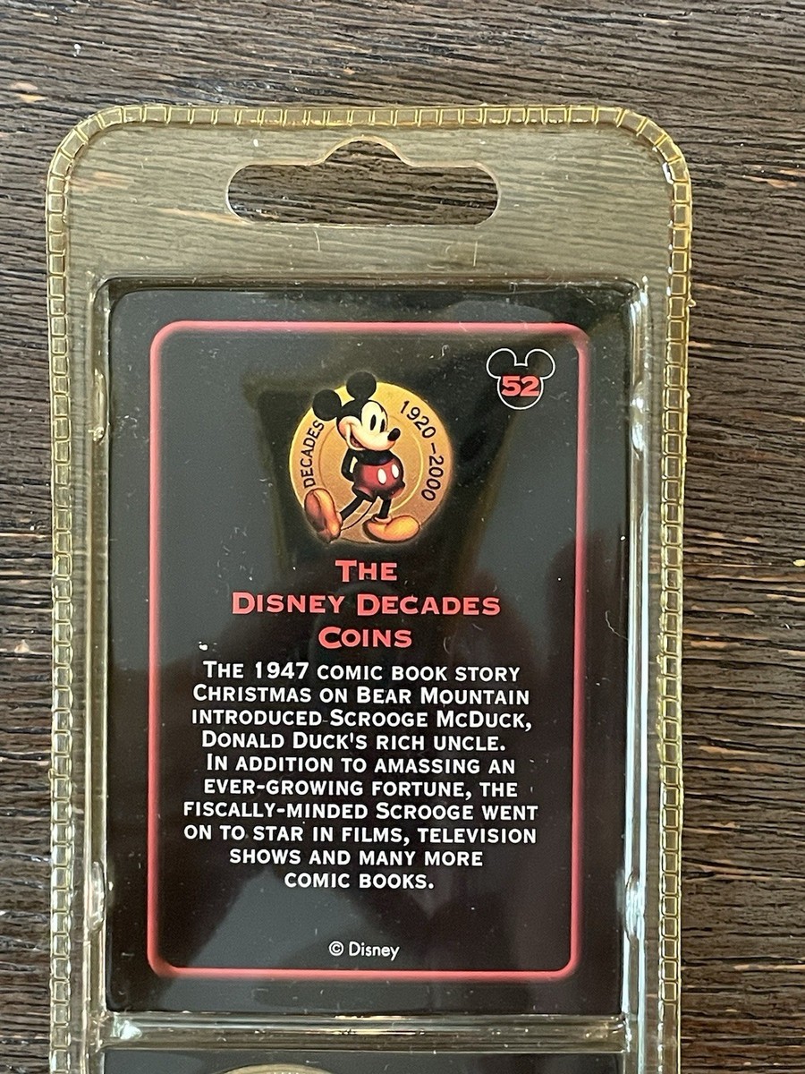 Disney Decades Coins #52 Donald Duck Christmas On Bear