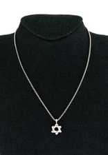 David Yurman Cable Collectibles 14k Gold Sterling Silver Star Of David Necklace