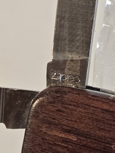 Zippo Wood - Turquoise And Stone Money Clip Knife - File - Scissors Bradford PA - Picture 4 of 6