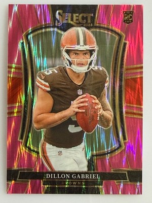 Panini Select 2025 - Dillon Gabriel - Cleveland Browns (RC) - Pink Prizm Shock