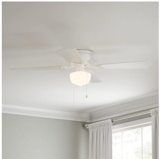 Littleton 42 in. LED Indoor White Ceiling Fan with Light Kit B148 - Image 3 of 4