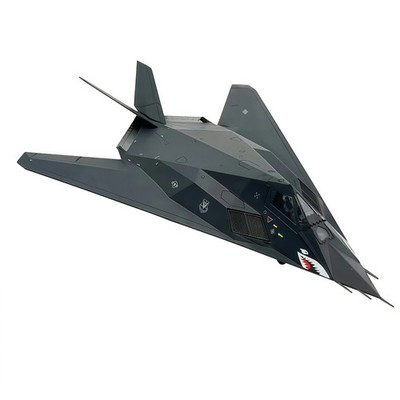 WLTK 1/72 USAF F-117 Nighthawk Stealth Attack Shark Mouth Diecast Jet Model