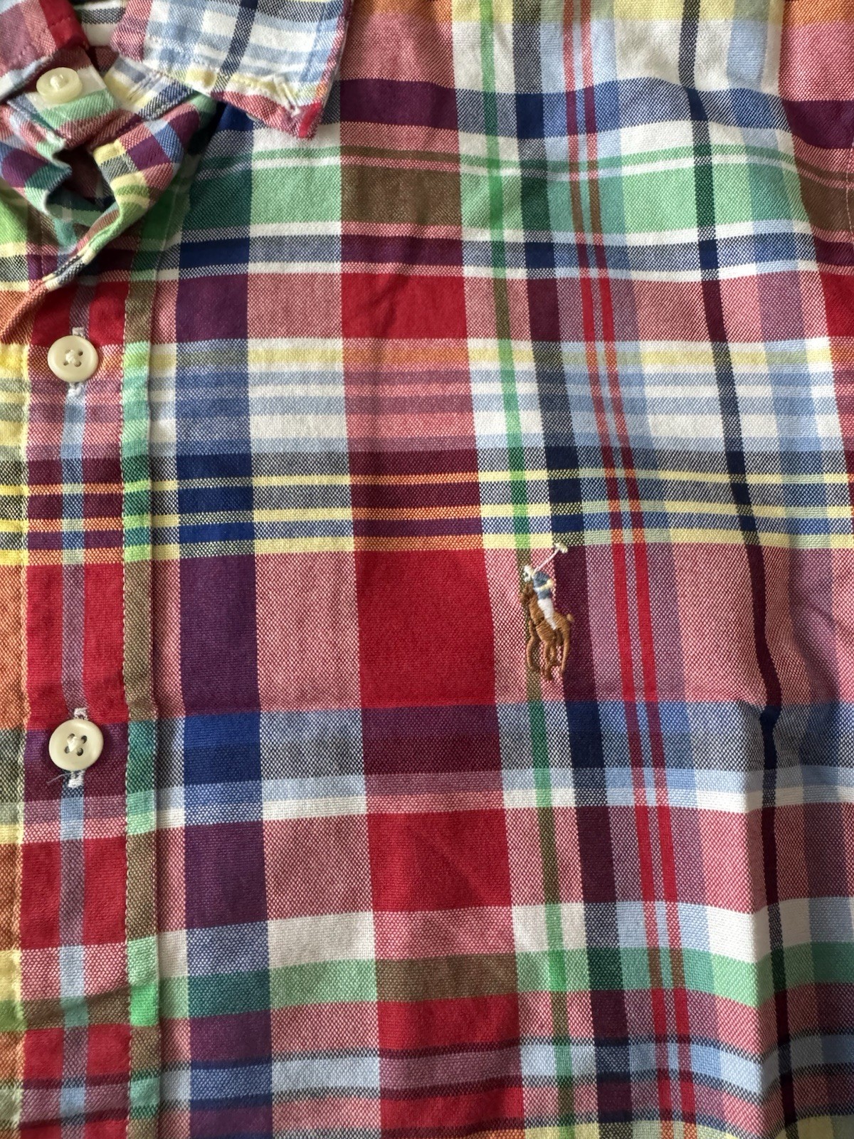 polo ralph lauren button down medium - image 2