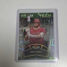 Topps 2025 Stadium Club Beam Team Mike Trout Angels #BT-14 Baseball Card