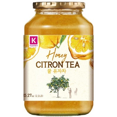 KPANTRY Korean Yuja Tea (Honey Citron) - Pure Yuzu 35.27 Fl Oz (Pack of 1) 