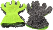 2-pack Car Wash Mitt Scratch Free 5-finger Microfiber Wash Mitts 2-pack Car Wash Mitt Scratch Free 5-finger Microfiber Wash Mitts