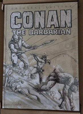 Conan the Barbarian Colossal Edition Barry Smith Cover Artist Ed Zoop Marvel