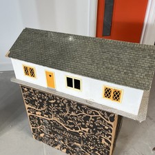 Welsh Cottage Style Wooden Dolls House, About 1950's I Would Say