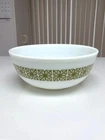 VINTAGE PYREX 404 VERDE AUTUMN 4 QUART MIXING BOWL