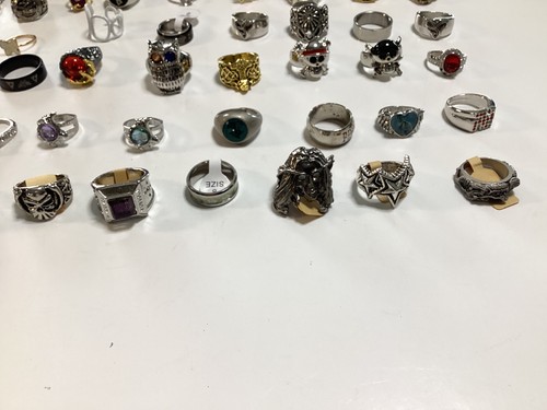 Großhandel Schmuck Posten 15 Stück gemischte Ringe Wundertüte - neu ohne Etikett - Bild 18 von 21