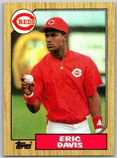 ⚾ 1987 Topps #412 Eric Davis Cincinnati Reds