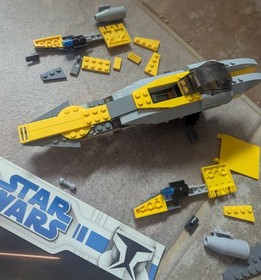 LEGO Star Wars: Anakin's Jedi Starfighter (7669) INCOMPLETE with Original Manual