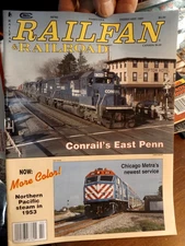 Railfan & Railroad Magazine February 1997 Issue 48760 Conrail East Penn