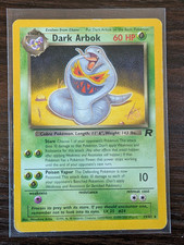 Dark Arbok 19/82 Team Rocket Gold W-Stamp Promo Vintage WotC Pokemon Card
