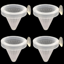 ny 4PCS Aquarium Live Red Worm Feeding Cone Cup Plant Cup Brine Shrimp Plastic F
