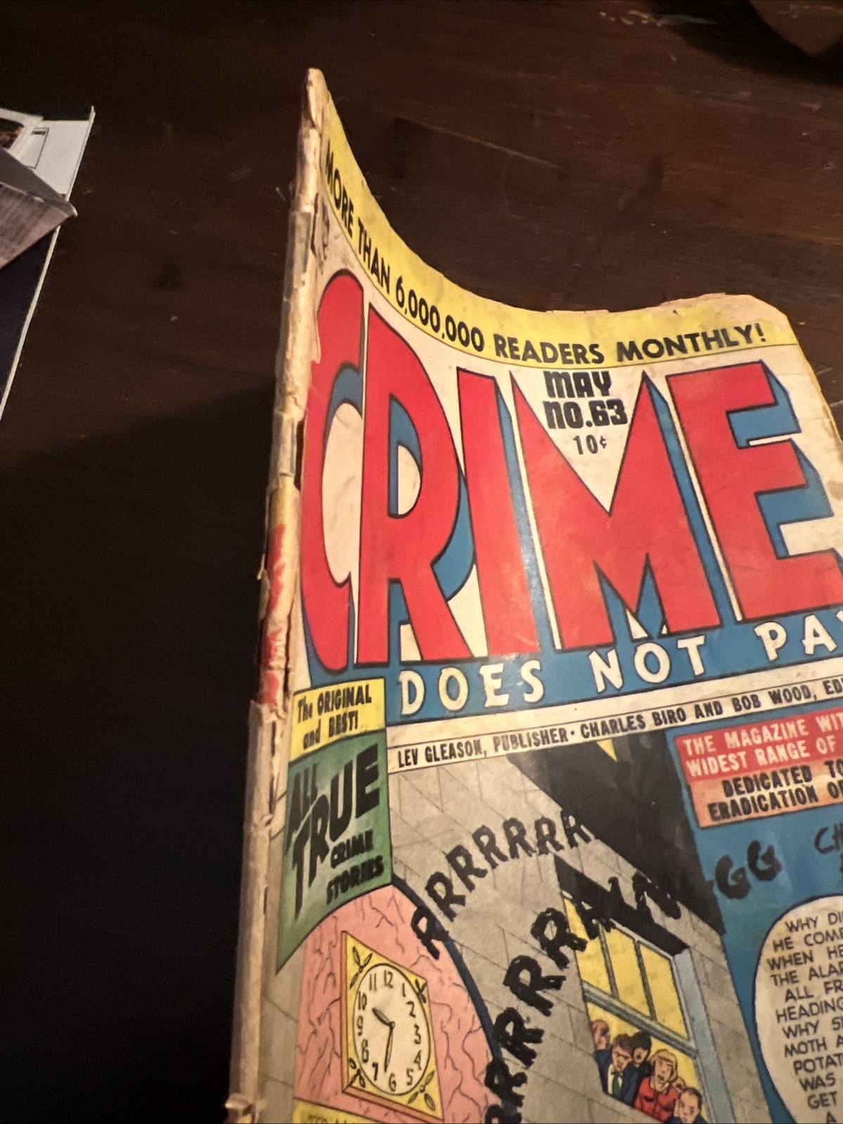 CRIME DOES NOT PAY #63 VIOLENT PRE-CODE 1948