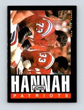 1985 Topps #326 John Hannah New England Patriots