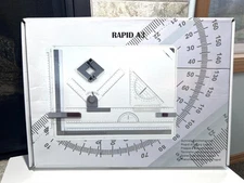 A3 Portable Drawing Board, Multi-Function Metric Drafting Table with Clear Rule