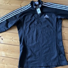 Adidas Team Unterziehpulli Gr. M DSV Neu mit Etikett Schwarz/weiss