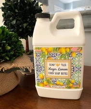 MEYER LEMON🍋 HAND SOAP REFILL 64OZ. SOAP TILES HOME & BODY CO. No Pump
