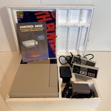 NES Nintendo Control Deck Console Complete in Box CIB Working Clean & Restored