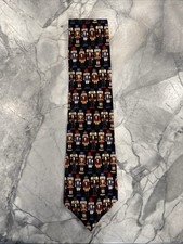 Nutcracker 100% Silk Necktie Tie 58โ Made In USA Christmas