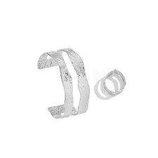 Chunky Gold Cuff Bracelet for Women,Thick Gold Open Wide Bangle Bracelets Trendy