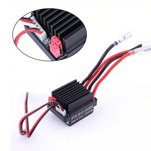 High Voltage Waterproof 320A Brushed ESC Speed Controller For RC Car Boat Motor - Picture 8 of 11