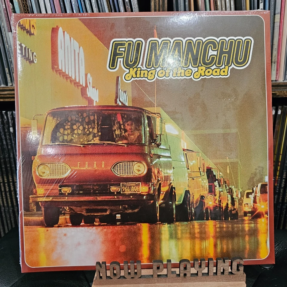 KING OF THE ROAD Fu Manchu LIMITED to 250! 2 LP Tri-Colored Vinyl LP NEW/SEALED - Image 2 of 3