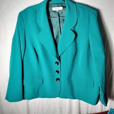 Women's Lined 3-button Jacket office business professional
