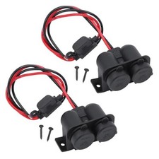 DC 12V Cigarette Lighter Socket with Blade Fuse 15A