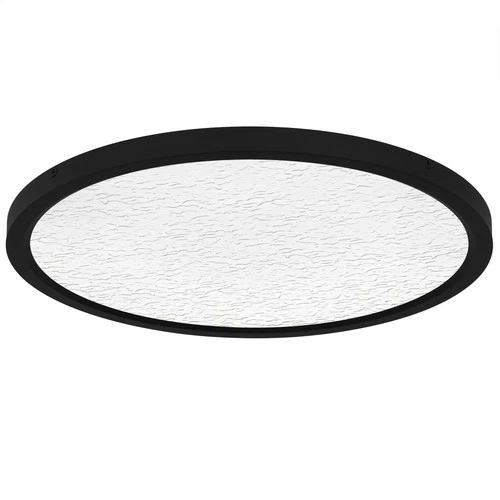 Quoizel OSTC1720 Outskirts 20"W LED Flush Mount Ceiling Fixture - Black - Picture 6 of 8