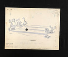 Original John Gallagher comic cartoon art: Bowling, Sport mag. - DOUBLE SIGNED — photo 1