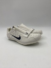 Nike Zoom Long Jump 4 Track Spikes White/Black 415339-003 Men's Sizes 9.5-10