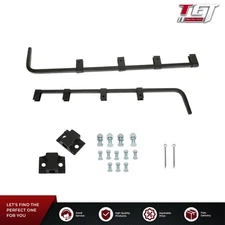 Straight Mud Flap Hanger 30" Heavy Duty Steel Set For Semi Truck